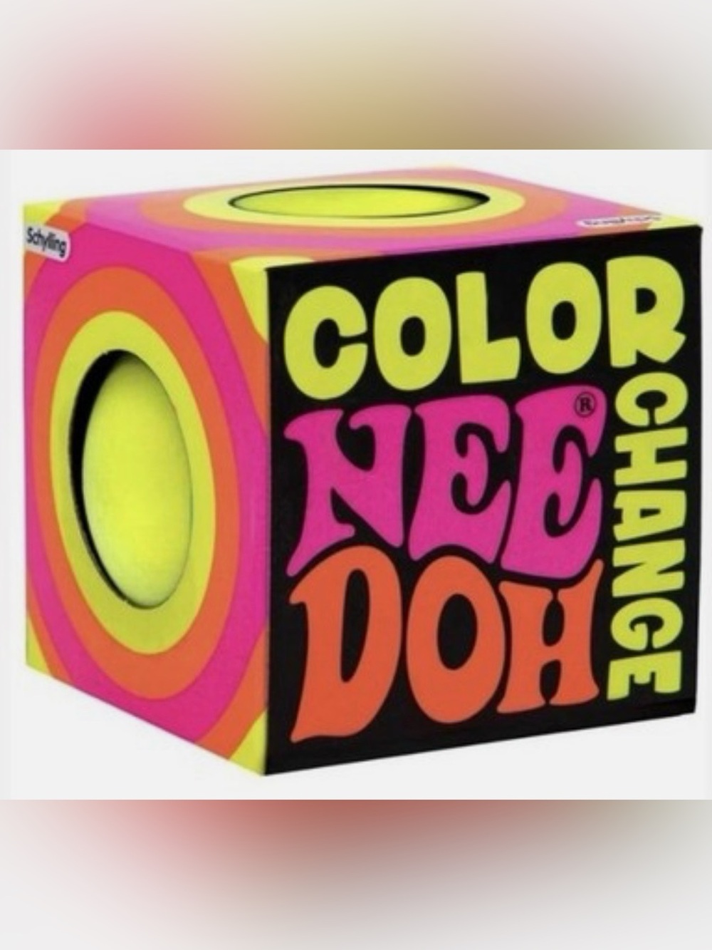 Color Nee Doh Change Neon Putty - Pink & Orange